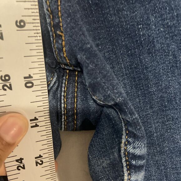 LOFT Outlet Jeans Womens 32/14High Rise Medium Wash Frayed Trim Denim - Picture 3 of 5